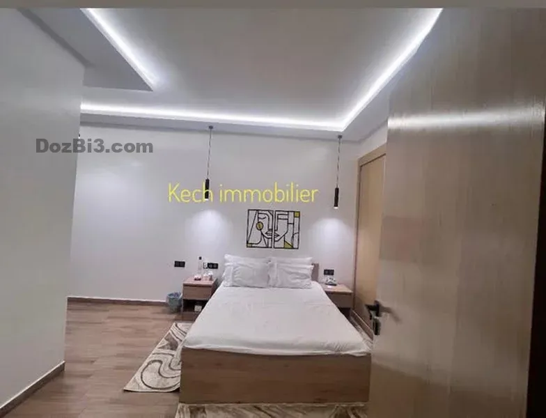 Appartement meublé a louer route de casa