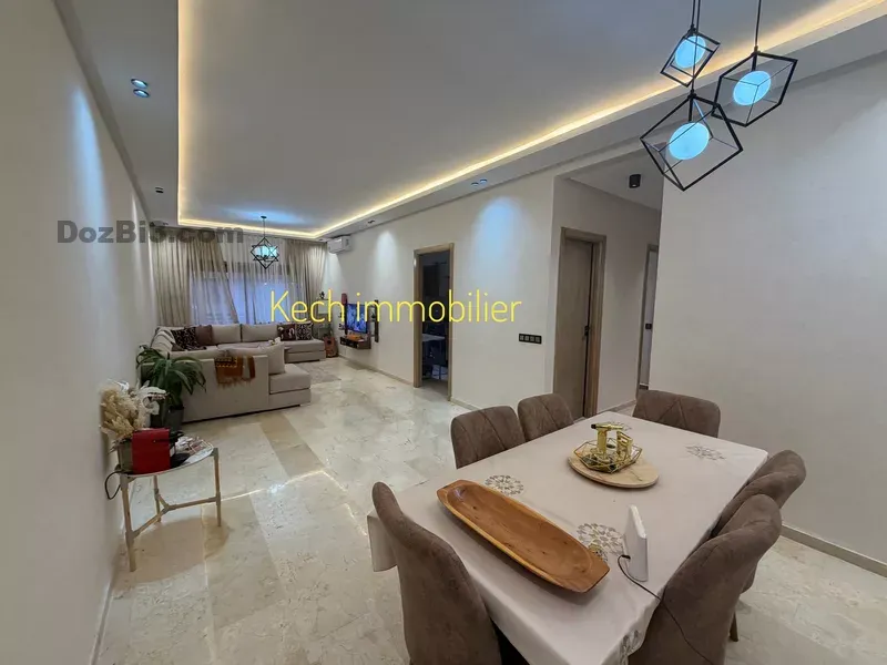 Appartement meublé a louer route de casa