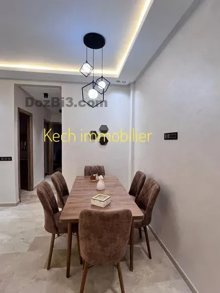 Appartement meublé a louer route de casa