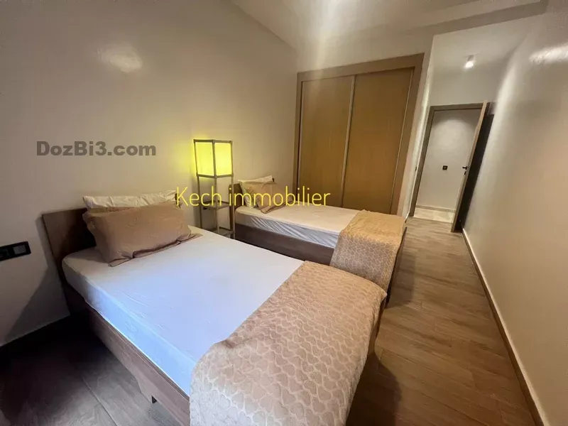 Appartement meublé a louer route de casa