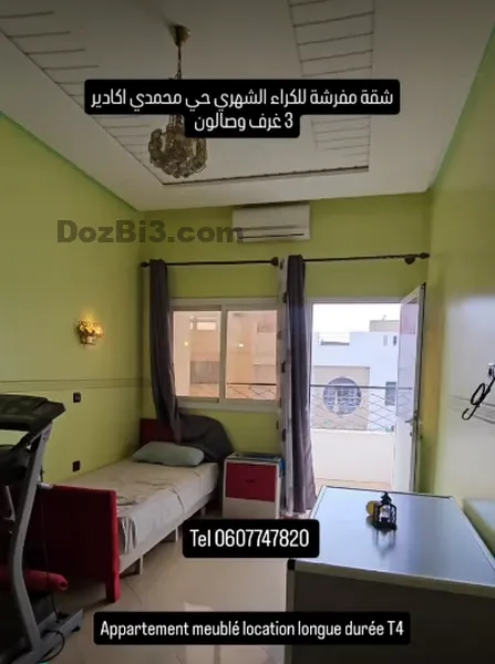 appartement meublé T4 à louer hay mohammadi