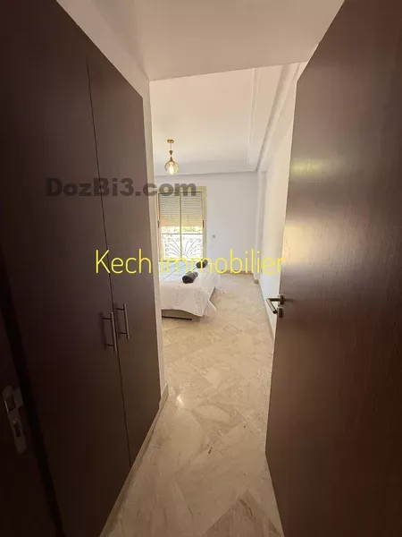 appartement meublé à louer avec piscine Route de casa