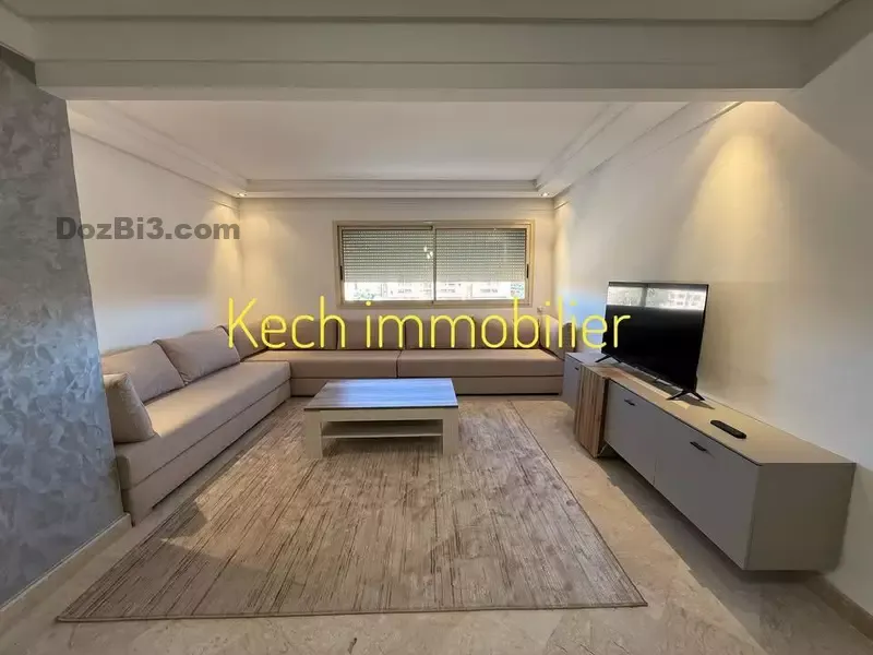 appartement meublé à louer avec piscine Route de casa