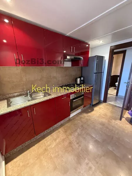 appartement meublé à louer avec piscine Route de casa