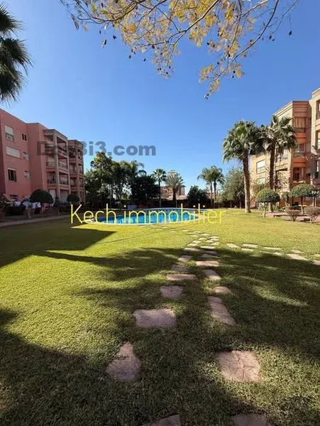 appartement meublé à louer avec piscine Route de casa