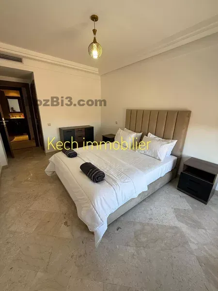 appartement meublé à louer avec piscine Route de casa