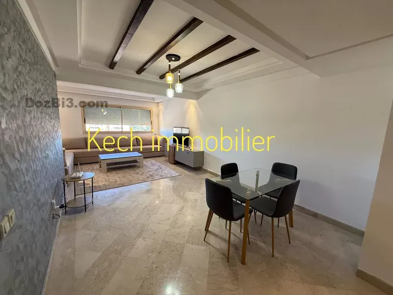appartement meublé à louer avec piscine Route de casa