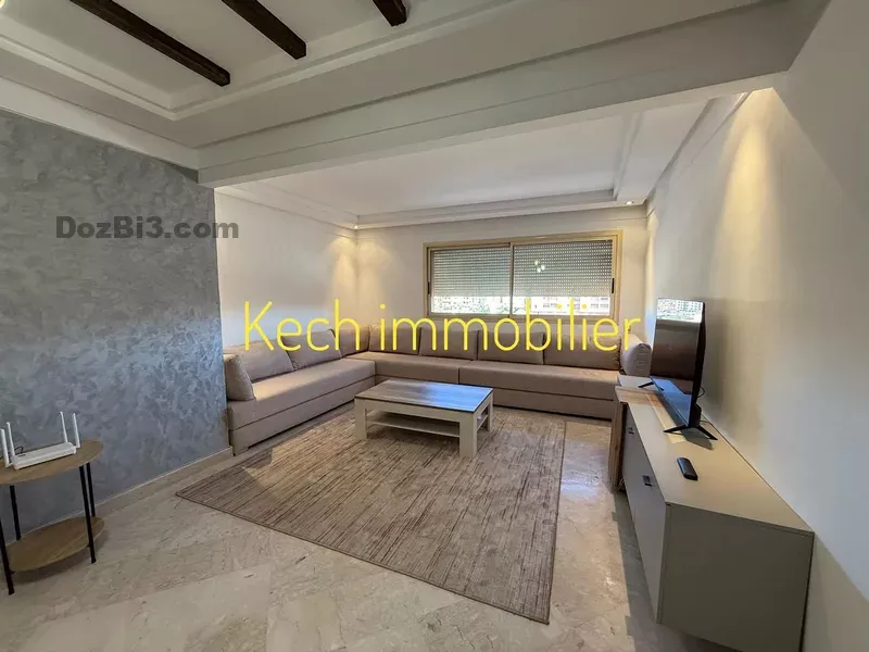 appartement meublé à louer avec piscine Route de casa