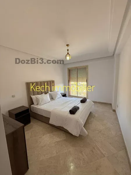 appartement meublé à louer avec piscine Route de casa