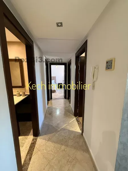 appartement meublé à louer avec piscine Route de casa