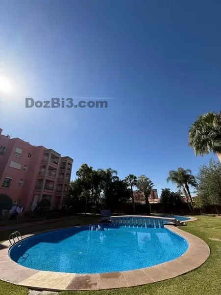 appartement meublé à louer avec piscine Route de casa