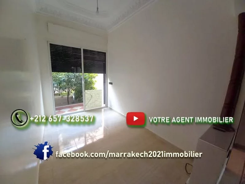 Rez de chaussée villa vide à louer route de casa