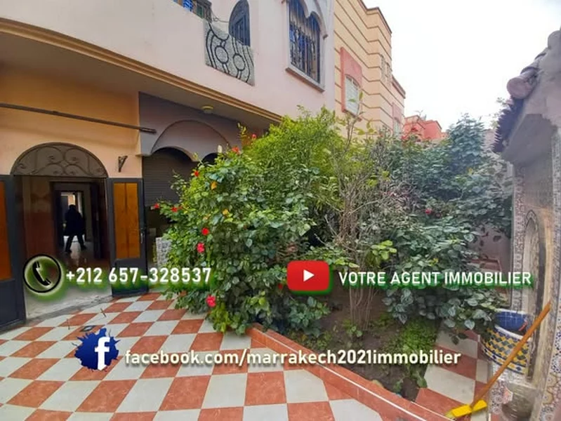 Rez de chaussée villa vide à louer route de casa