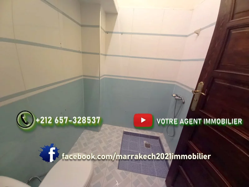 Rez de chaussée villa vide à louer route de casa