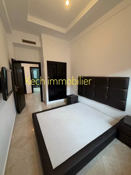 Appartement à louer avec piscine et salle de sport Route de Casa