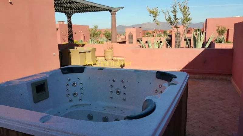 Appartement à louer avec piscine et salle de sport Route de Casa