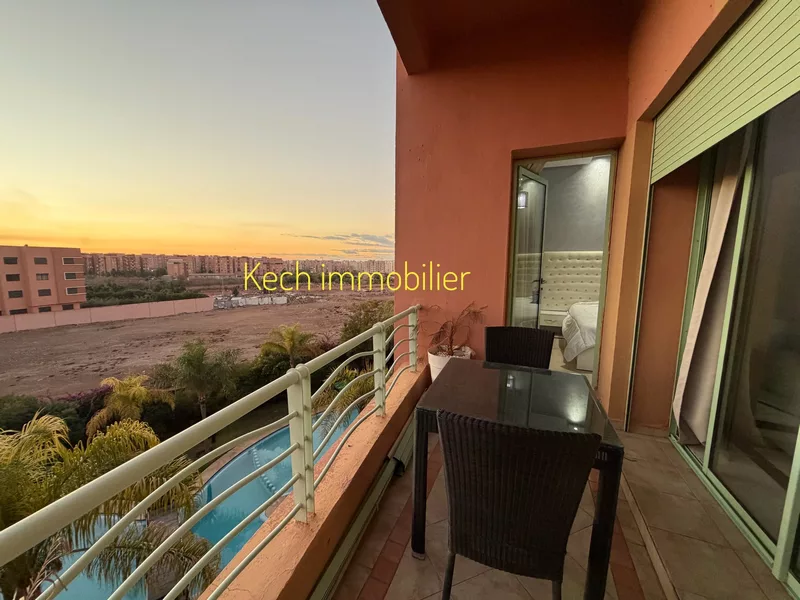 Appartement à louer meublée à la Route de casa