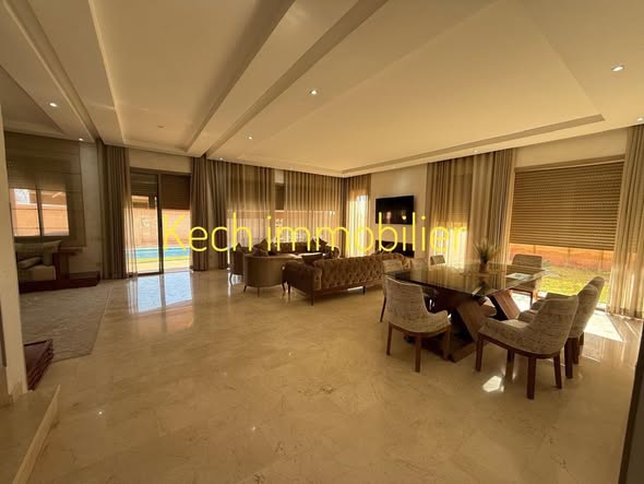 villa meublé à louer AV Mohammed 6