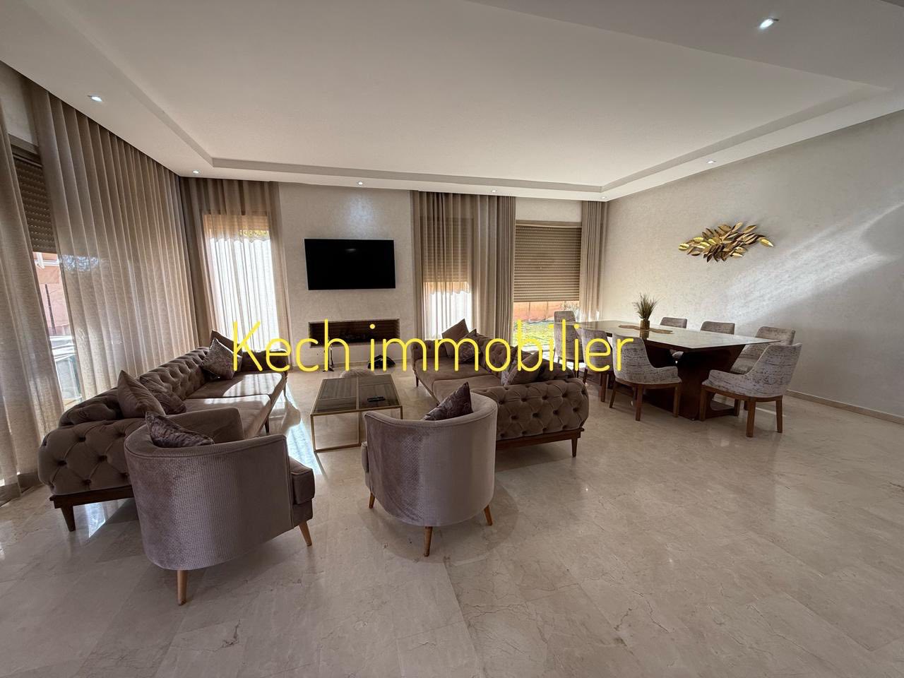 villa meublé à louer AV Mohammed 6