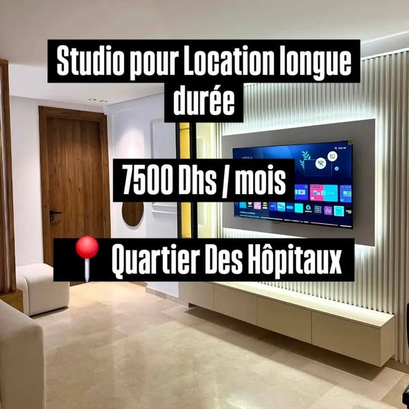 Studio meublé à louer à Les Hôpitaux