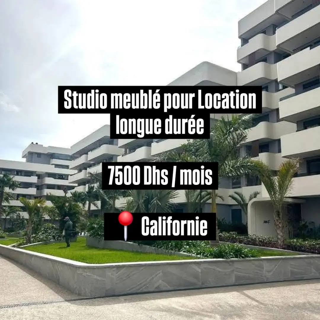 Studio Meublé à louer Californie
