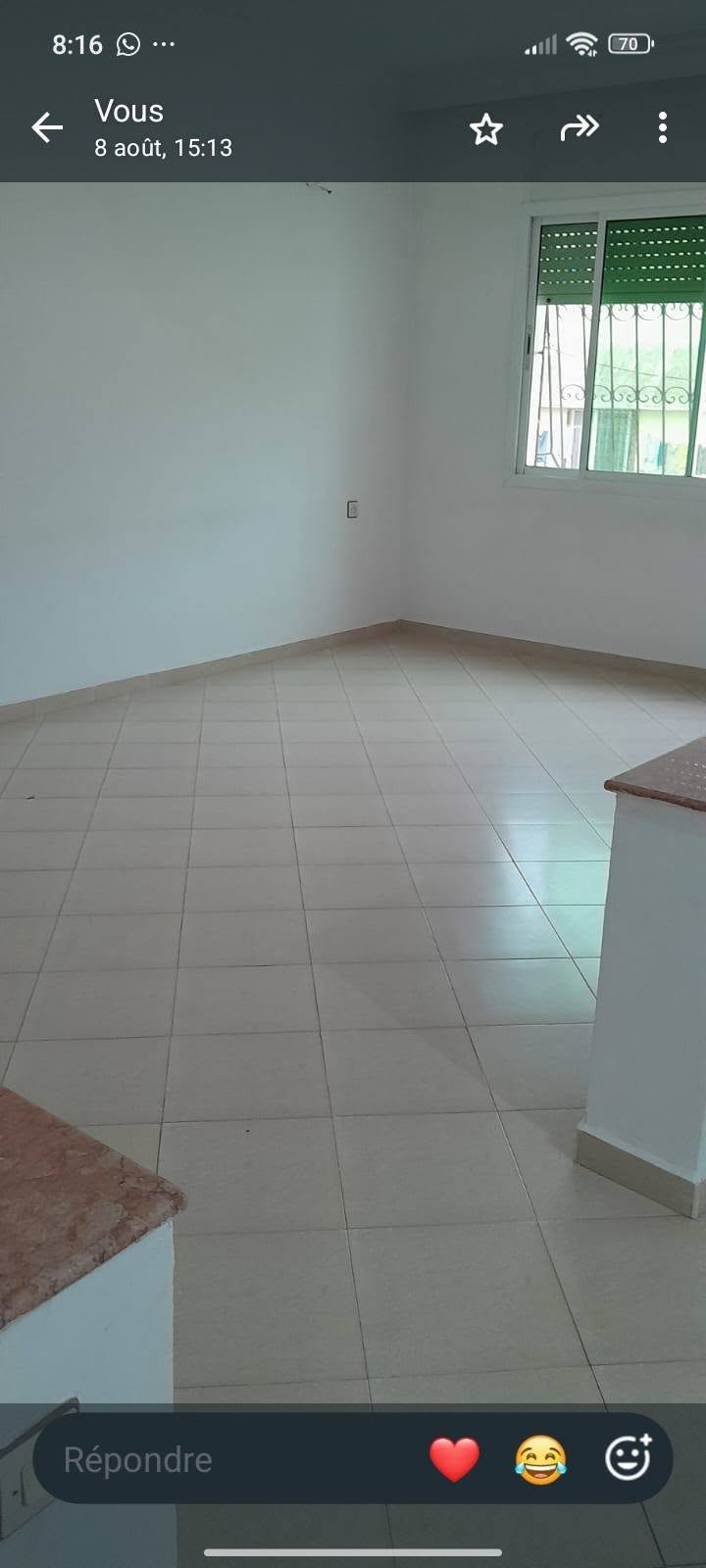 appartement à louer à kebibat