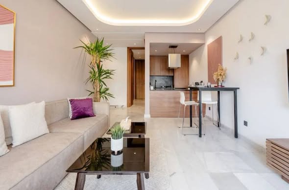 Studio meublé à louer à Boulevard Al Massira