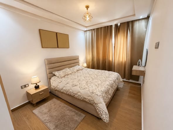 Appartement neuf meublé à louer avenue Hassan II