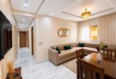 Appartement neuf meublé à louer avenue Hassan II